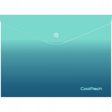 Teczka koperta na dokumenty A4 niebieskie ombre, BLUE LAGOON CoolPack