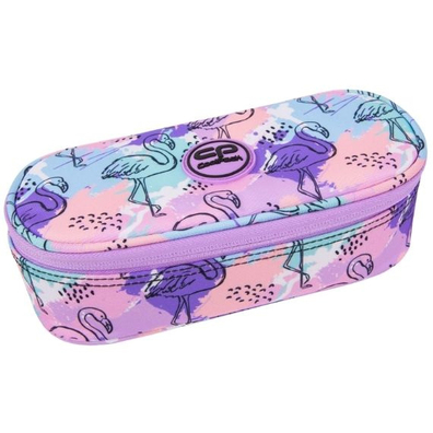  Piórnik CoolPack CAMPUS flamingi MAUI organizer szkolny z klapką 22 cm