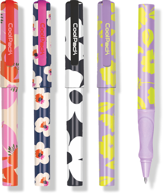 4x Długopis żelowy 0,7 mm FLORES COLLETION 