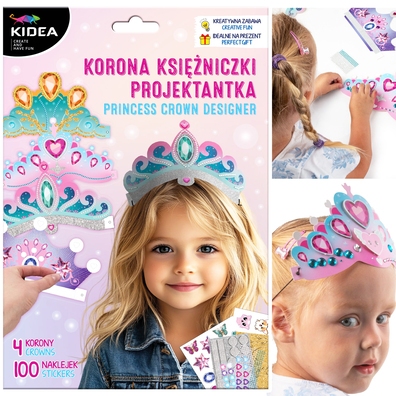 KORONA KSIĘŻNICZKI - PROJEKTANTKA KIDEA ZESTAW KREATYWNY