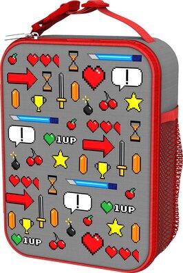 ION8 TORBA TERMICZNA NA LUNCH LUNCHBAG ŚNIADANIÓWKA GAMER GRAY GAME