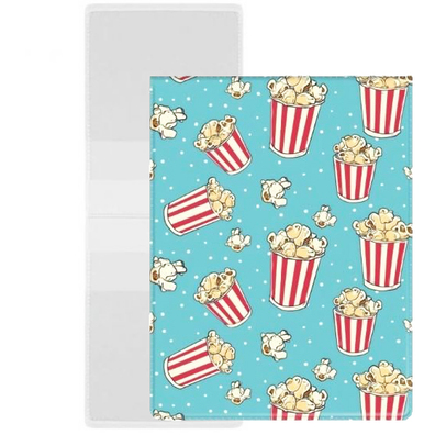 Etui okładka na legitymację szkolną dokumenty POPCORN pionowe 