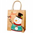 Torebka świąteczna na prezent 32x42 BAŁWANEK MERRY CHRISTMASS Incood. (0125-0085)