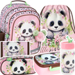 Plecak szkolny dla dziewczynki do 1 klasy CUTE PANDA A4 lekki usztywniany