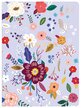 Zeszyt A5 96 kartek w linię Soft Touch GARDEN Kwiaty Interdruk mix (26843)