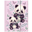 TECZKA RYSUNKOWA A4 Z GUMKĄ NA PRACE PLASTYCZNE RYSUNKI PANDA