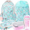 Plecak wczesnoszkolny klasa 1-2 ST.RIGHT CHARMING CATS kotki BP26 20L