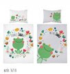 Pościel ŻABKA komplet pościeli MAYA MOO 100x135 szara (3675B) (2)
