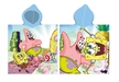 PONCZO  Spongebob Kanciastoporty ręcznik kąpielowy z kapturem (SBOB231052)