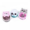  3x TEMPERÓWKA KIDEA ZWIERZAKI Kotek Miś Panda podwójna do kredek 4x4cm (2)