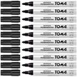 10x MARKER permanentny TOMA, czarny (TO-090SET10CZ)