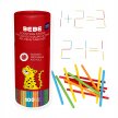 Drewniane Patyczki do nauki liczenia liczmany 100 szt. BB KIDS Interdruk (1)