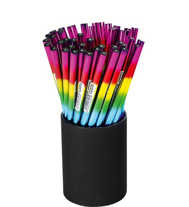 6 x Ołówek szkolny TĘCZOWY HB RAINBOW (160-2275ZEST) (4)