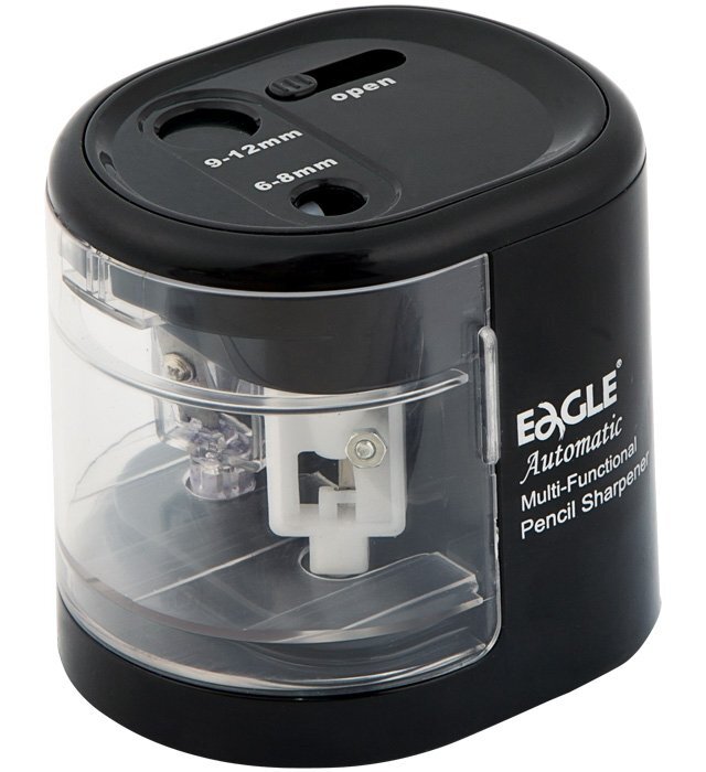 Temperówka elektryczna automatyczna  podwójna USB EAGLE + ostrza gratis 2w1 (2)