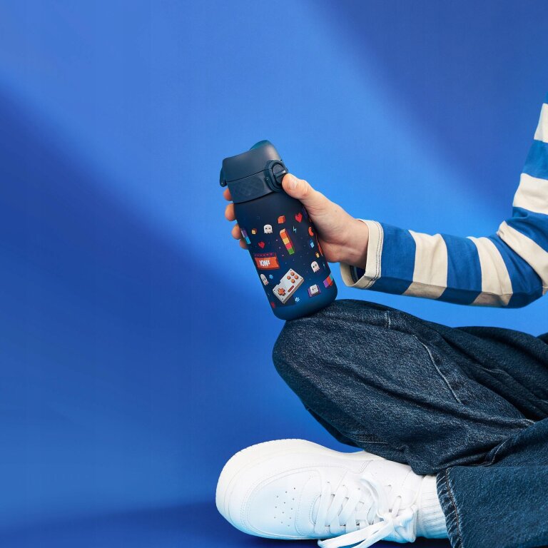 BIDON BUTELKA NA WODĘ DO SZKOŁY PRZEDSZKOLA SZCZELNY GRY GAMER ION8 0,35 (2)