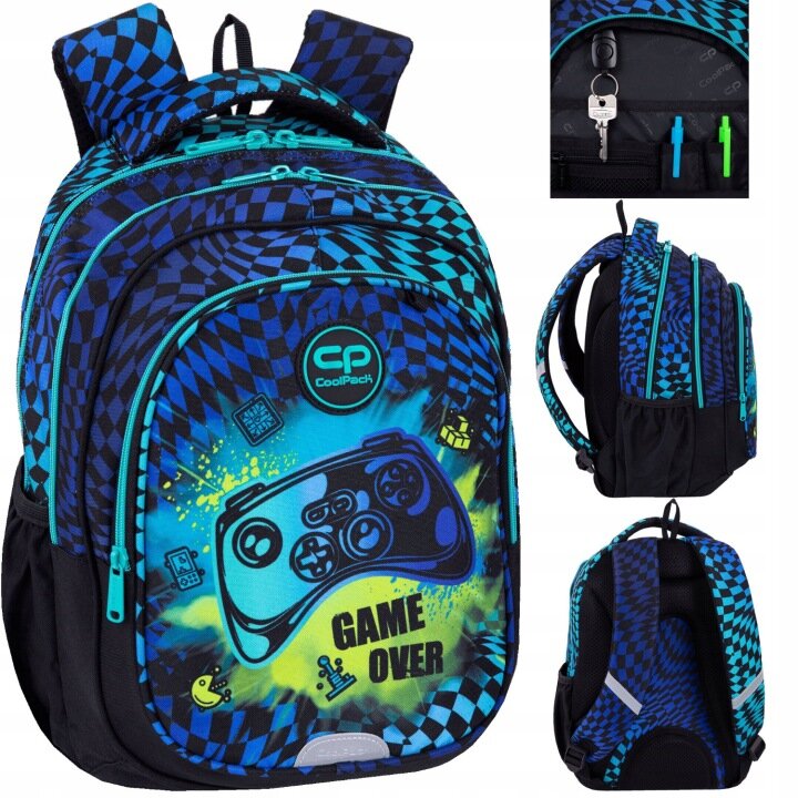 Plecak szkolny WCZESNOSZKOLNY dla chłopaka CoolPack FAST GAMER CHESS