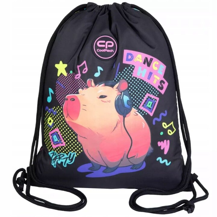 WOREK szkolny na buty strój  CoolPack FIRST sportowy na obuwie CAPYBARA MUSIC