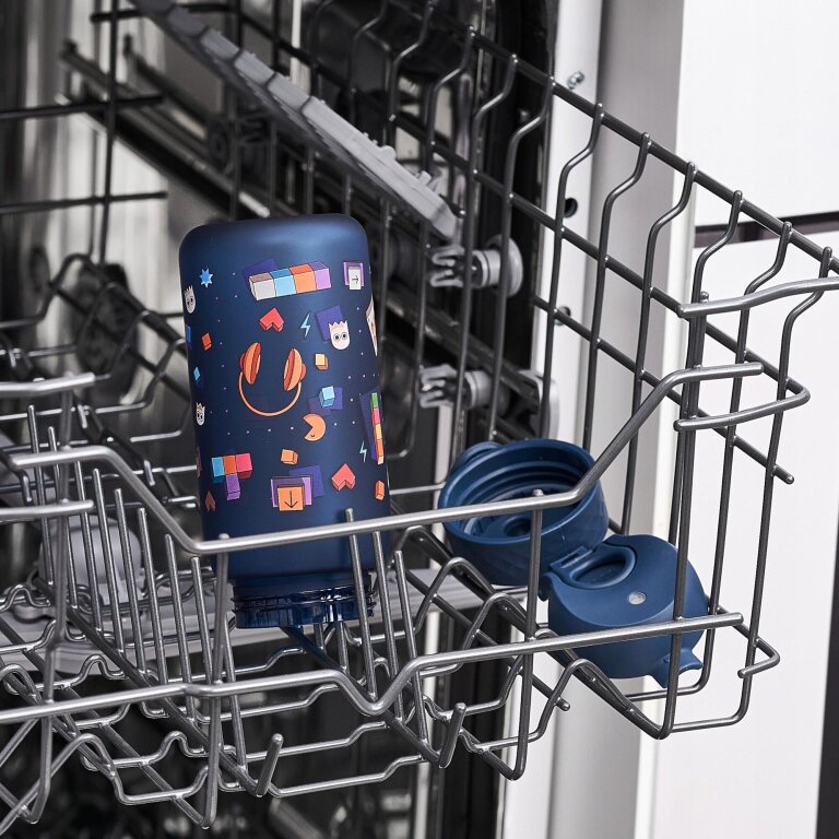 BIDON BUTELKA NA WODĘ DO SZKOŁY PRZEDSZKOLA SZCZELNY GRY GAMER ION8 0,35 (4)
