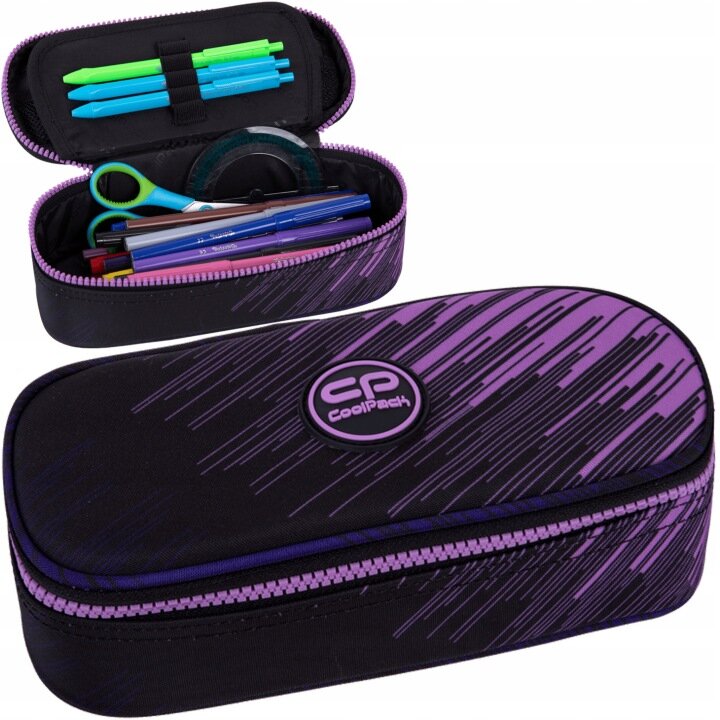 Piórnik SZKOLNY CoolPack CAMPUS PURPLE SASZETKA USZTYWNIANA