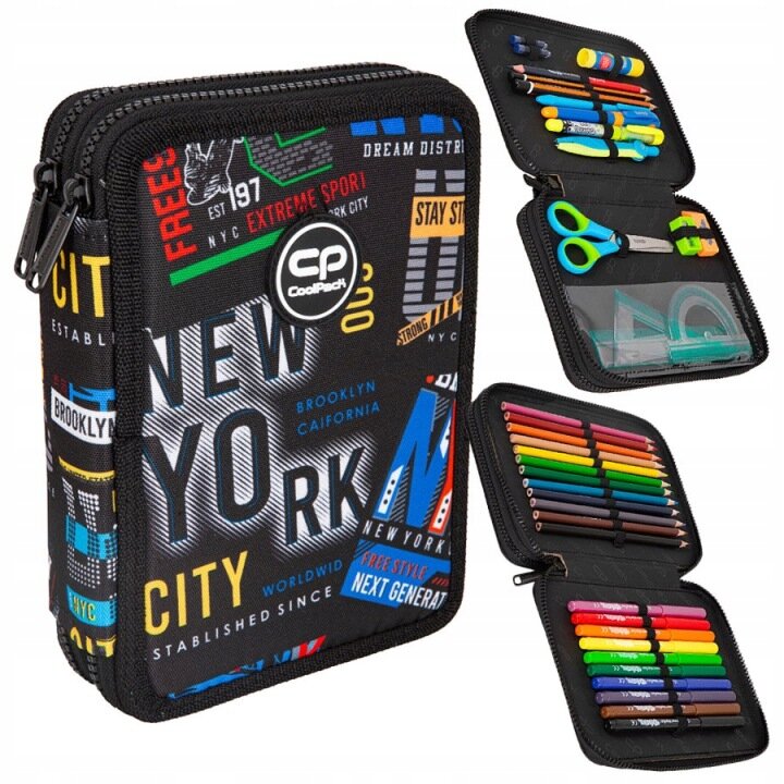 PIÓRNIK CoolPack DWUKOMOROWY Z WYPOSAŻENIEM JUMPER XL BIG CITY