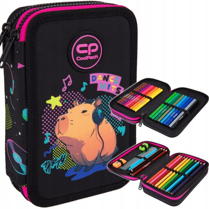 Piórnik CoolPack JUMPER 2 z wyposażeniem CAPYBARA MUSIC KAPIBARA