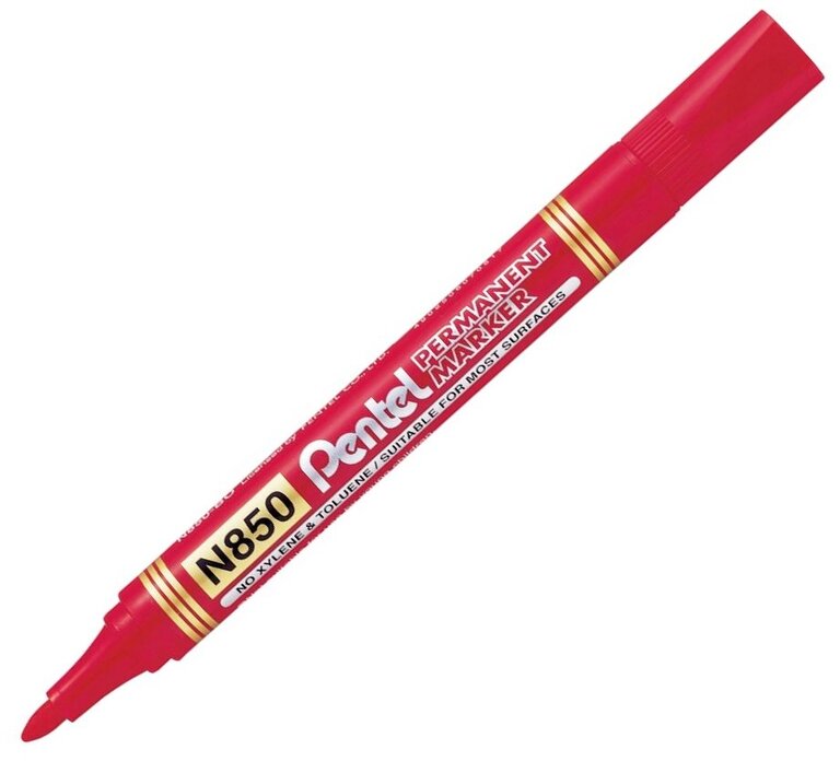 4 x MARKER permanentny N850 4,5 mm CZARNY PENTEL (N850ZESTAW) (3)